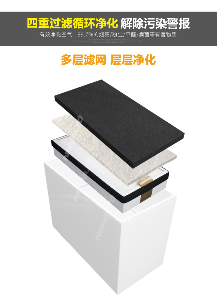 四层过滤芯结构展示